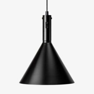 Värmelampa Trattoria 1223, Fast Kabel, Kulör: Svart, Aluminium, Mässing, Koppar, Brons, Högblank Svart, Umbra Grey