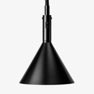Värmelampa Trattoria 1224, Hissfunktion, Kulör: Svart, Aluminium, Mässing, Koppar, Brons, Högblank Svart, Umbra Grey